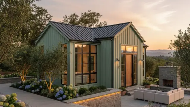 Gambar Rumah Minimalis Cat Hijau