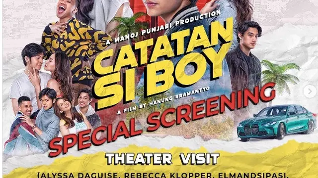 Film Catatan Si Boy tayang lebih cepat di Tangerang dan Serang