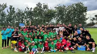 2 Legenda Timnas Indonesia Gelar Coaching Clinic di Sleman Bersama SeeJontor FC