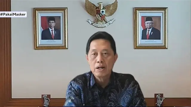 Kepala Eksekutif Pengawas Perbankan Anggota Dewan Komisioner OJK Heru Kristiyana  dalam diskusi Strategi perbankan di era pandemi, Kamis (19/8/2021).