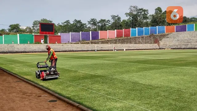 Kondisi Rumput Stadion Kebogiri Jelang Kick Off Liga 2