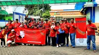 Relawan Nawasena menggelar giat kemanusiaan dengan melakukan aksi donor darah di Unit Transfusi Darah (UTD) RS. Fatmawati, Jakarta Selatan, pada hari Sabtu, (15/6/2024). (Dok. Istimewa)
