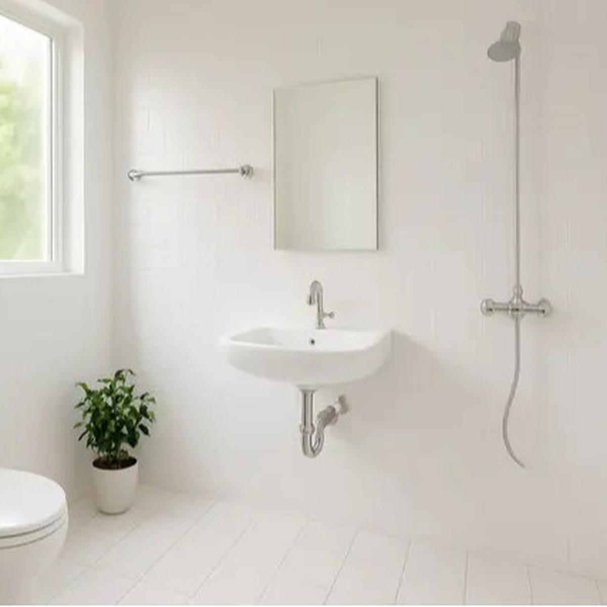 6 Inspirasi Desain Kamar Mandi Minimalis 2x2 yang Elegan dan Estetik