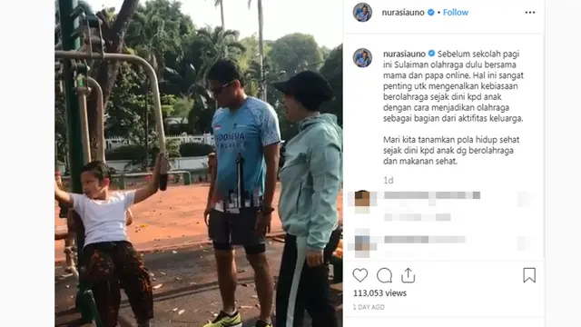 Sandiaga Uno dan Nur Asia