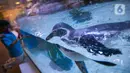 Salah satu koleksi satwa Jakarta Aquarium & Safari di Jakarta Barat, Jumat (12/2/2021). Jakarta Akuarium merupakan tempat konservasi alam dan satwa laut yang memiliki konsep edutainment sekaligus menjadi destinasi wisata untuk warga menghabiskan libur Imlek. (Liputan6.com/Faizal Fanani)