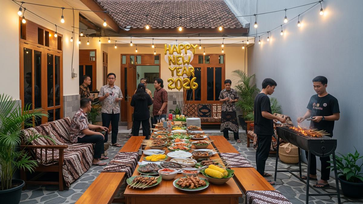 8 Desain Teras Sempit Tapi Luas untuk Acara BBQ Malam Tahun Baru 2026