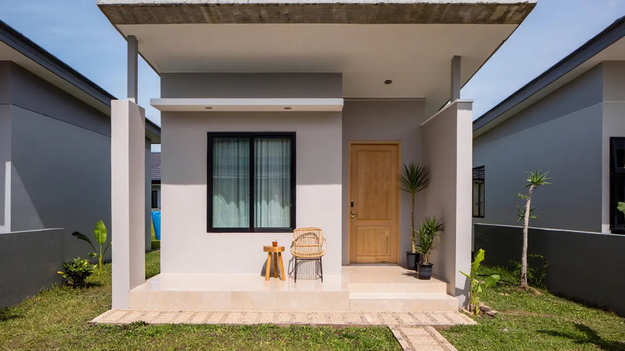 Desain Rumah 1 Lantai Budget Rp 100 Juta dengan Atap Dak