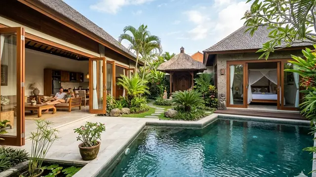 Model Rumah 1 Lantai ala Villa di Bali