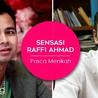 Berikut sederet sensasi dari Raffi Ahmad setelah resmi menikah. (Foto: Bintang Pictures, Desain: Muhammad Iqbal Nurfajri/Bintang.com)