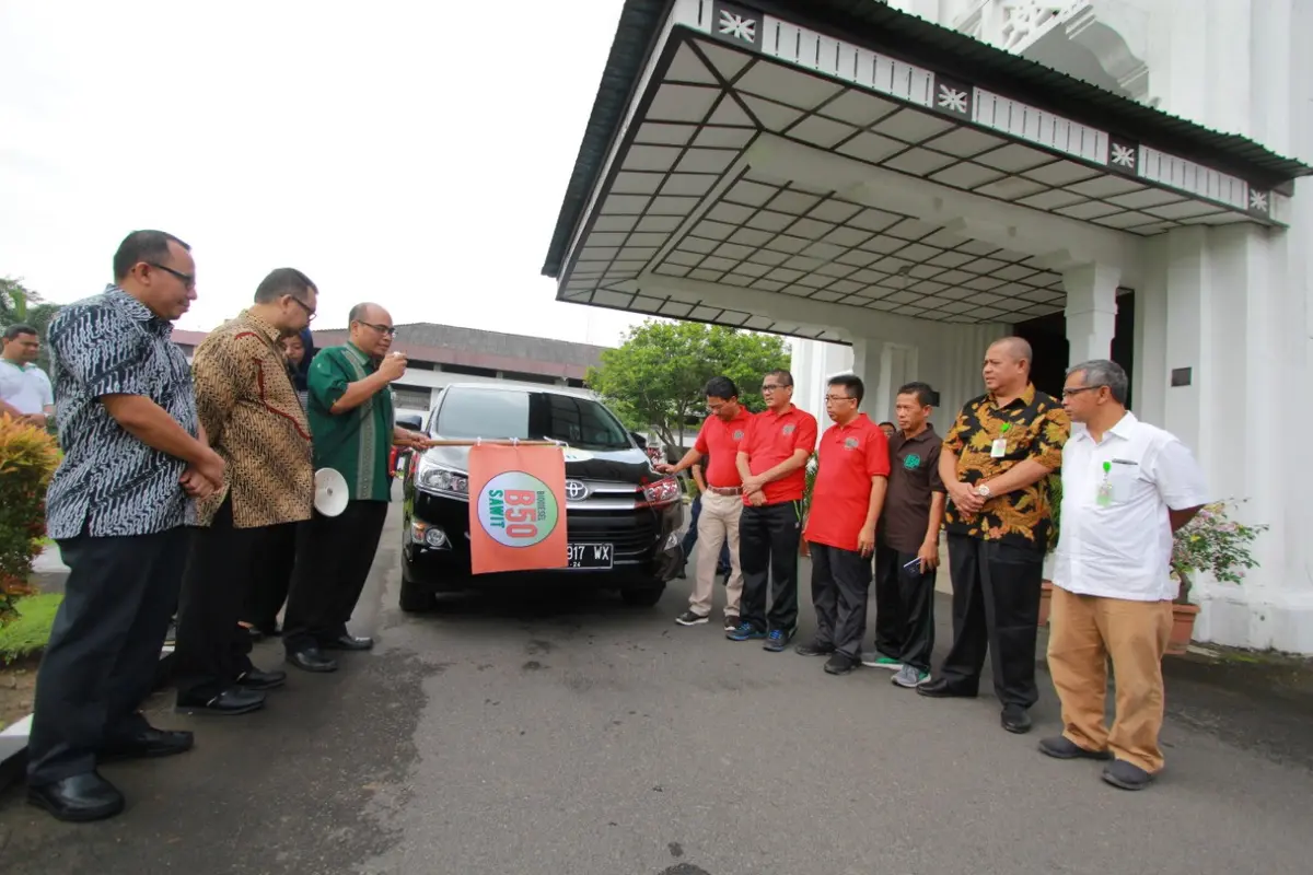 Pusat Penelitian Kelapa Sawit (PPKS) melaksanakan uji coba penggunaan biodiesel 50 persen (B50) pada dua mobil bermesin diesel. Dok