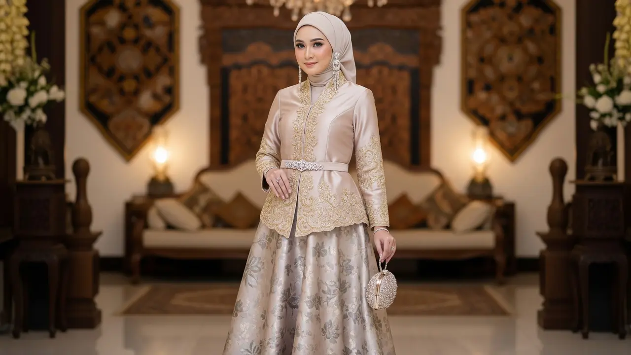 Padu Padan Warna Rok dan Blouse Agar Terlihat Mewah Saat Lebaran