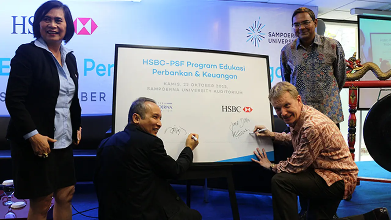HSBC dan Sampoerna University Dukung Program Pendidikan Perbankan