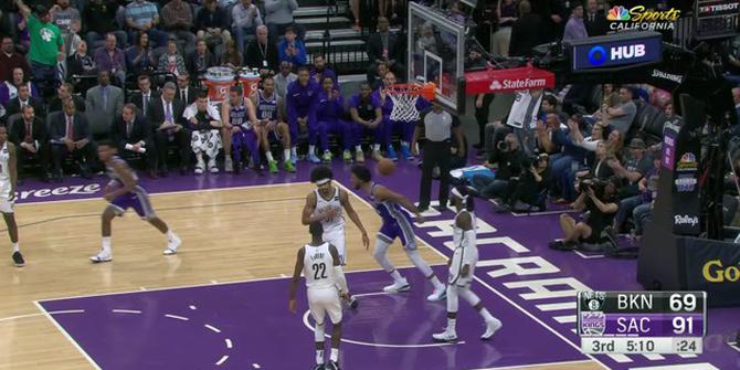 Cuplikan Pertandingan NBA : Nets 123 vs Kings 121