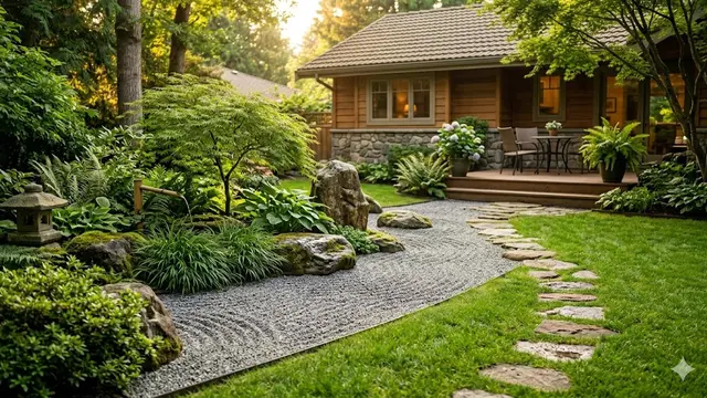 Inspirasi Taman Batu di Halaman Rumah