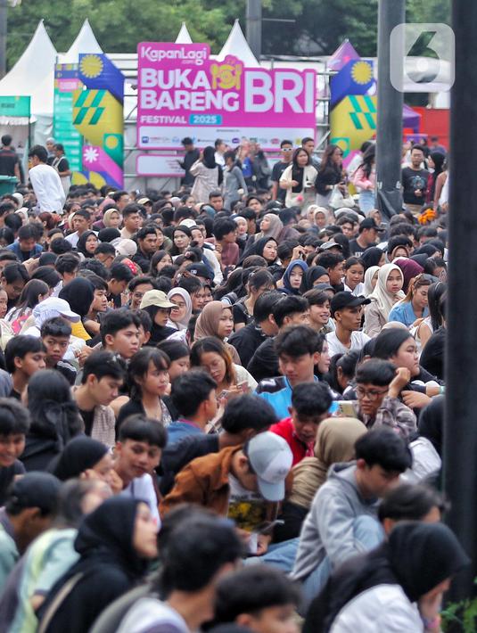Festival tahunan yang diselenggarakan oleh KapanLagi Youniverse bersama BRI sebagai sponsor utama ini sudah berlangsung sejak Sabtu 16 Maret 2025. (Liputan6.com/Angga Yuniar)