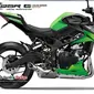 Kawasaki ZX-25R versi naked hasil fantasi Julak Sendie.