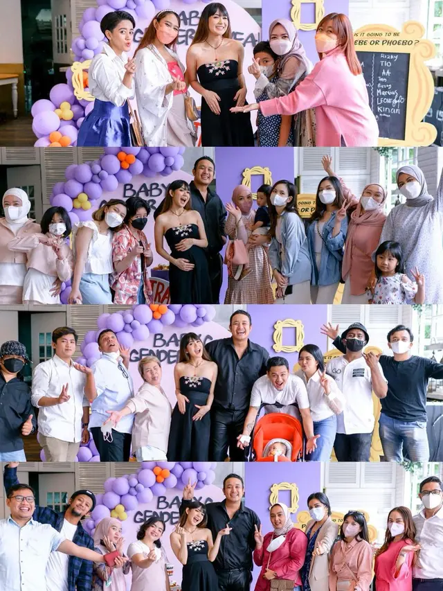 6 Momen Gilang Dirga dan Istri Ungkap Jenis Kelamin Anak Pertama, Bernuansa Serba Ungu