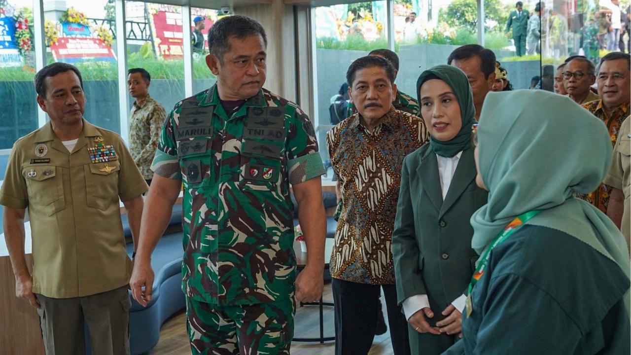 FOTO:Kasad Maruli Resmikan Gedung Fakultas Kedokteran Unjaya, Solusi Atasi Kekurangan Dokter di Indonesia