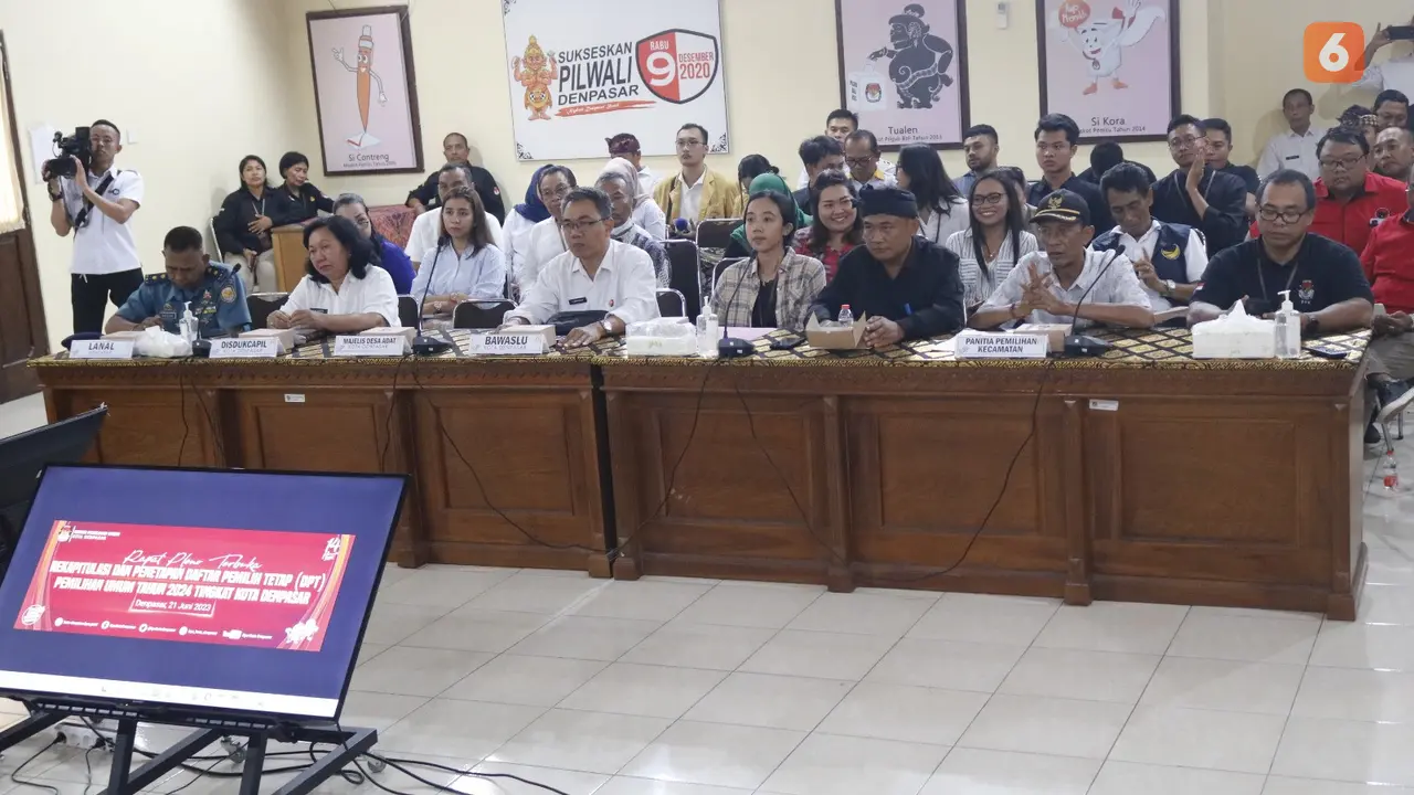 Rekapitulasi dan Penetapan DPT Pemilu 2024 tingkat Kota Denpasar