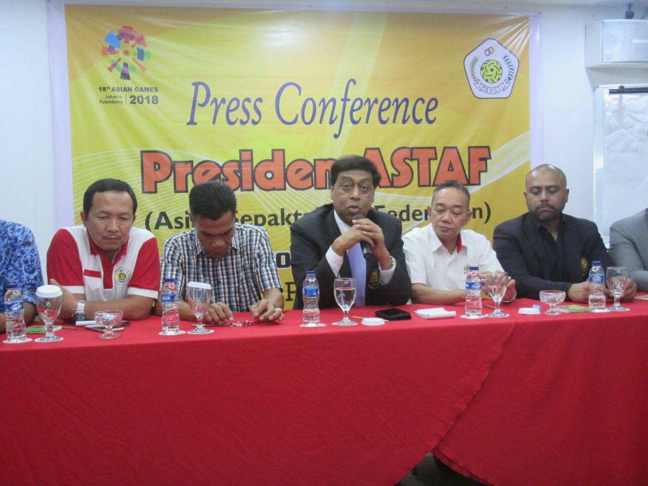 	Palembang gelar tes event sepak takraw jelang Asian Games (Liputan6.com/Indra Pratesta)