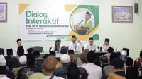 Mahfud Md bersilaturahmi ke Ponpes Nurul Qarnain, Desa Balet Baru, Kecamatan Sukowono, Jember, Jawa Timur, Kamis 28 Desember 2023. (Foto: Istimewa)