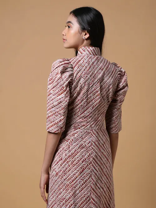 Batik Tulis Klasik Lengan Puff