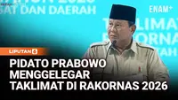Pidato Prabowo Depan Para Jenderal, Menteri & Kepala Daerah di Rakornas 2026