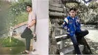 Potret artis pria usia 30an yang dianggap baby face saat momong buah hati. (Sumber: Instagram/rickyharun/aditsur88)