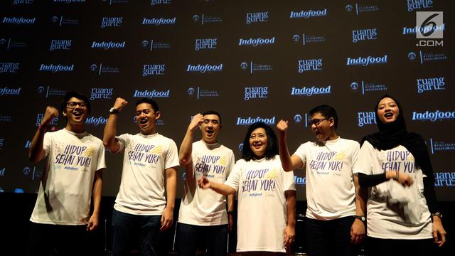 Gandeng Ruangguru dan FKM UI, Indofood Luncurkan Program Hidup Sehat