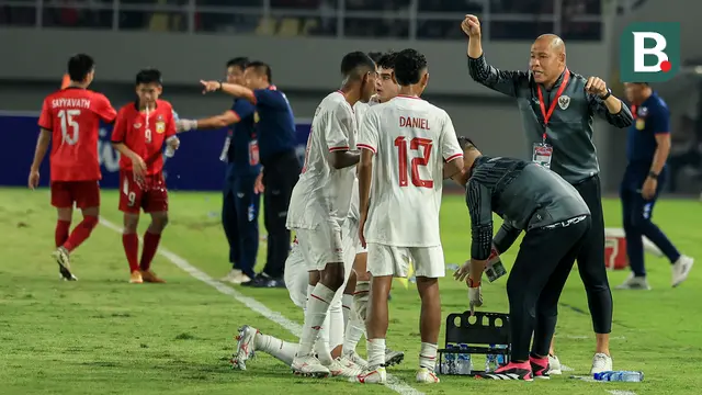 Foto: Timnas Indonesia U-16 Tampil Spartan, Gilas Laos Dan Segel Tiket Semifinal Piala AFF U-16 2024