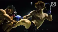 Juara Muay Thai dan MMA nasional Rudy "Golden Boy" Agustian yang memprakarsai ajang tersebut ingin menjadikan Baku Hantam Championship sebagai wadah bagi para atlet bela diri Indonesia untuk mengasah kemampuannya. (Liputan6.com/Faizal Fanani)