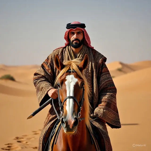 Khalid bin Walid (Ilustrasi by Meta AI)