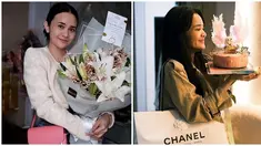 Meski sudah berusia 28 tahun, tak dipungkiri jika bintang artis kelahiran 20 Januari 1995 ini terlihat seperti masih berusia 25 tahun. Punya pesona tersendiri, kecantikan Michelle Ziudith bikin pangling. Tampil dengan polesan makeup natural saat terima kejutan dari orang tersayang, Michelle dipuji cantik alami. Genap berusia 28 tahun, kebahagiaan terpancar jelas di wajah Michelle. (Liputan6.com/IG/@michelleziu)