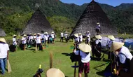 Kementerian Pariwisata melalui BOPLBF melakukan aktivasi Gerakan Bersih, Indah, Sehat, Aman (BISA) di Desa Wisata Wae Rebo, Kabupaten Manggarai, Nusa Tenggara Timur, pada 13-14 September 2020. (Ist)