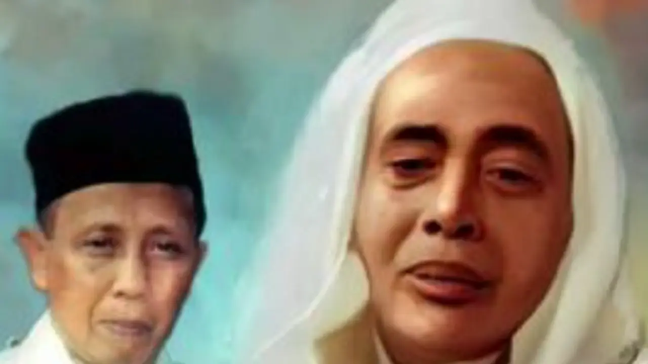 KH. Muhsin dan KH. Hamid Pasuruan (SS: YT. @Fakta_Bray)