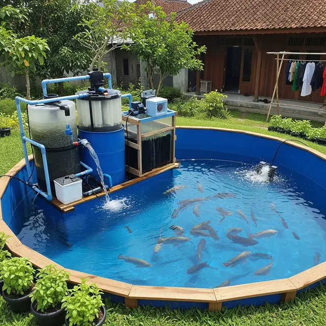 Kolam Ikan Sistem RAS