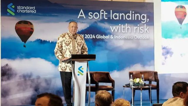 Standard Chartered menggelar acara tahunan Global Research Briefing (GRB) Semester I 2024. (Dok SCB)