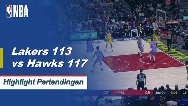 Trae Young mencetak 22 poin dan memberi 14 assist membawa Atalanta menang di kandang atas Los Angeles Lakers