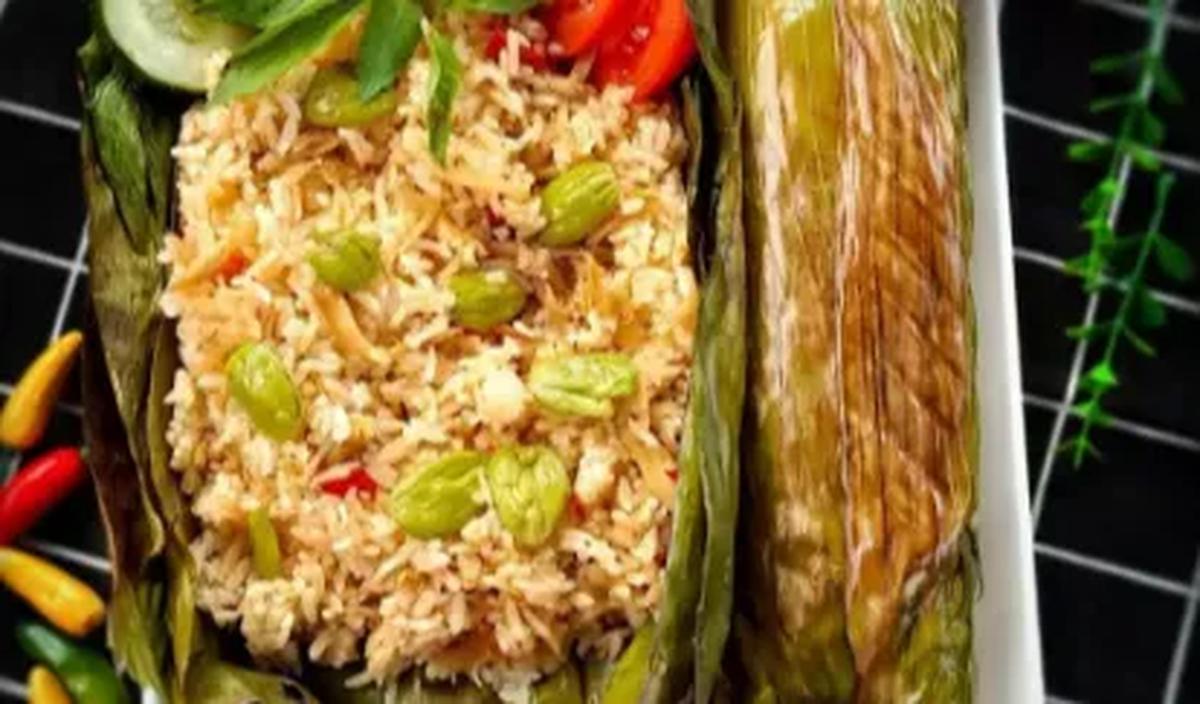 3. Cara Membuat Nasi Bakar Ayam Pete
