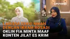 Mulai dari Larissa Chou menikah dengan Ikram Rosadi hingga Oklin Fia minta maaf konten jilat es krim, berikut sejumlah berita menarik News Flash Showbiz Liputan6.com.
