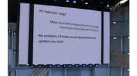 Ilustrasi Demo Google Assistant di Google I/O 2018 (Sumber: The Verge)