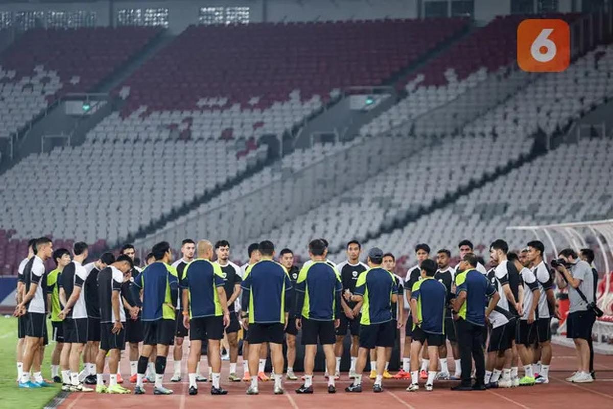Foto: Persiapan Terakhir Timnas Indonesia Jelang Laga Berat Melawan Jepang di Kualifikasi Piala Dunia 2026