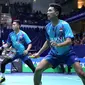 Fajar Alfian/Muhammad Rian Ardianto saat mentas di French Open 2022. (Istimewa)