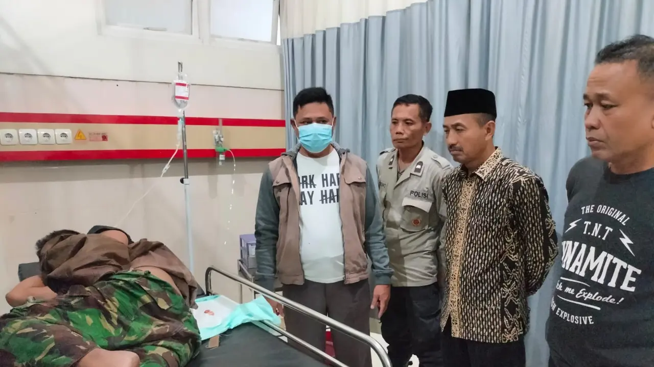 Pelaku penbacokan masih menjalani perawatan di rumah sakIt (Istimewa)