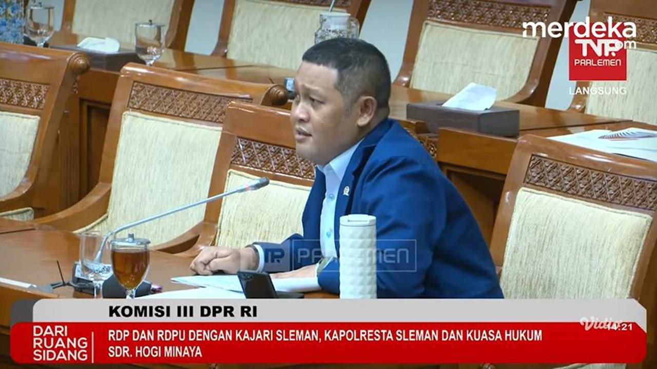 Sentilan Keras DPR ke Kapolresta Sleman Singgung Tetangga Jenderal hingga Penegakan Hukum yang Kaku di Kasus Hogi Minaya