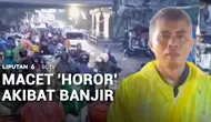 Genangan Banjir Lumpuhkan Jalan, Kemacetan Panjang Tak Terhindarkan