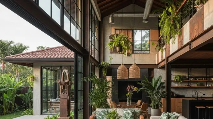 Rumah Sederhana Tapi Mewah Atap Genteng (Image by Gemini AI)