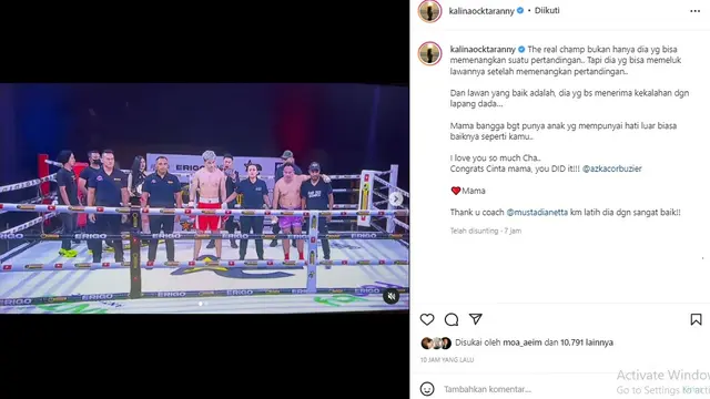 Azka Corbuzier (Foto: Instagram/@kalinaocktaranny)