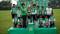 SD Angkasa 09 Halim jadi juara di kompetisi sepak bola antar Sekolah Dasar Milo Football Championship.