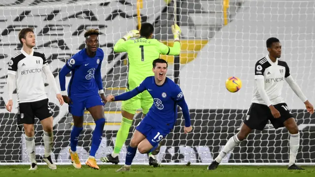 FOTO: Diwarnai 1 Kartu Merah, Chelsea Bungkam Tuan Rumah Fulham 1-0